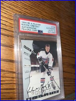 1994 1994-95 Be A Player Wayne Gretzky Signatures Autograph #108 Psa Auto 10
