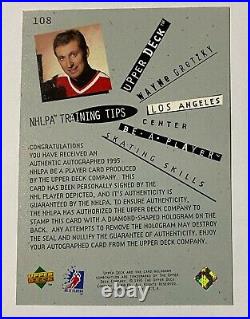 1994 1994-95 Be A Player Wayne Gretzky Signatures Autograph Auto #108 Ssp Rare