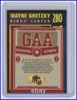 1994-95 Topps Premier #280 Wayne Gretzky Los Angeles Kings Signed Autographed