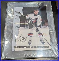 1994-95 Wayne Gretzky Be a Player auto Card UpperDeck jumbo 294/300