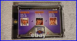 1994 Donruss Dominators Western Conference Centers Fedorov/Roenick/Gretzky Auto