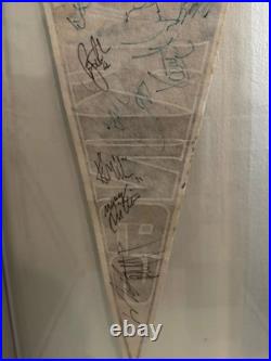 1994 LA Kings Multi-Signed Pennant Gretzky Messier Yzerman Fedorov Coffey NHL 1994 LA Kings Multi-Signed Pennant Gretzky Messier Yzerman Fedorov Coffey NHL