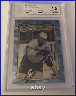 1994 Topps Finest Wayne Gretzky Hockey Card #41 BGS 7.5 NM+
