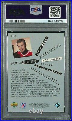 1994 Upper Deck Be A Player BAP Hockey Wayne Gretzky Auto Autograph PSA 9 / 9