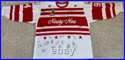 1994 authentic Ninety Nine Team Signed Jersey (Wayne Gretzky's Europe Tour) 1994 authentic Ninety Nine Team Signed Jersey (Wayne Gretzky's Europe Tour)