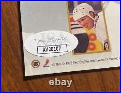 1995 Fleer Skybox Emotion Xcited #5 Wayne Gretzky Auto JSA COA