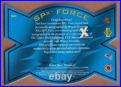 1996-97 SP SPx Force #5 Iginla / Jagr / Brodeur / Gretzky AUTO 099/100 JERSEY #