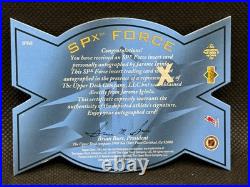1996-97 SPx Force Jagr, Gretzky, Iginla, Brodeur- Jerome Ignila Autograph 97/100