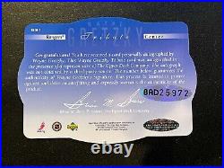 1996-97 Upper Deck SPx Wayne Gretzky Tribute On Card Auto Autograph SSP RARE WOW