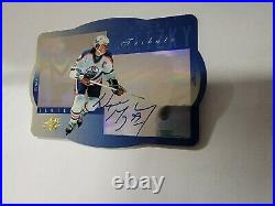 1996 SPx GS1 Wayne Gretzky Tribute Autograph Upper Deck Rangers Oilers Blues