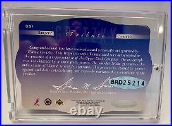 1996 Upper Deck SPx Wayne Gretzky autographed tribute card