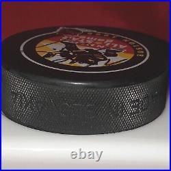 1996 Wayne Gretzky Hof Signed Rare Boston All Star Game Puck Vintage Read Ty Coa