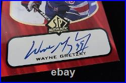 1997-98 SP Authentic Sign Of The Times Wayne Gretzky Auto Autograph
