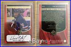 1997-98 SP Authentic Sign of The Times Wayne Gretzky AUTO WG SP RARE