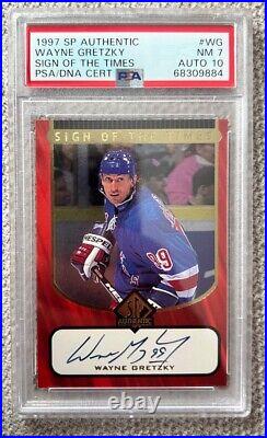 1997-98 SP Authentic Sign of the Times #WG Wayne Gretzky PSA RARE
