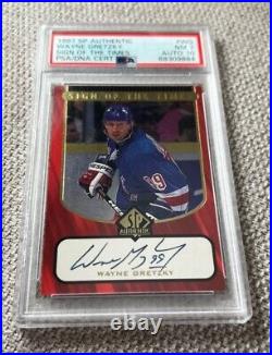 1997-98 SP Authentic Sign of the Times #WG Wayne Gretzky PSA RARE