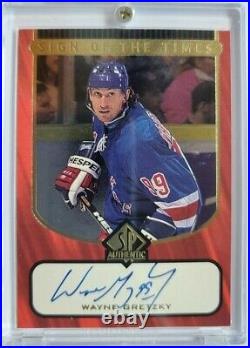 1997-98 WAYNE GRETZKY (NYR) SP Authentic Sign of the Times AUTO