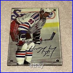 1997 New York Rangers 5x7 Autographed Wayne Gretzky HOF One Of A Kind