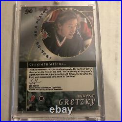 1998-99 Be A Player Bap Wayne Gretzky Auto 90 Card