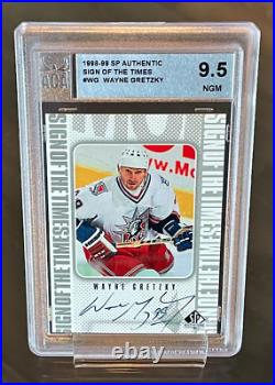 1998-99 SP AUTHENTIC Sign of The Times #WG WAYNE GRETZKY ACA 9.5 /AUTO 9 Mint