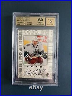 1998-99 SP Authentic Sign Of The Times WAYNE GRETZKY 9.5 BGS Autograph 9
