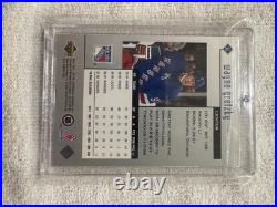 1998-99 Upper Deck Black Diamond #55 Wayne Gretzky Card Autographed With COA