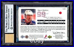 1998-99 Upper Deck WAYNE GRETZKY Double Game Jersey Patch Auto BGS 9/10 Mint