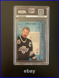 1999 Be A Player Millenium Wayne Gretzky Players of the Decade Autograph PSA 6