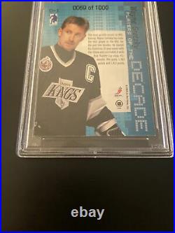 1999 Be A Player Millenium Wayne Gretzky Players of the Decade Autograph PSA 6