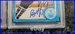 (2) 79 Wayne Gretzky Rookies OPC & TOPPS both PSA 10's Signed Vintage Autos 1/1