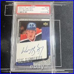 2000-01 Upper Deck Legends Epic Signatures Wayne Gretzky Auto #WG PSA 8 Oilers