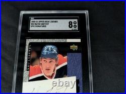 2000-01 Upper Deck Legends Wayne Gretzky Autograph Auto SGC 8 Epic Signatures