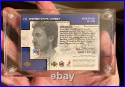2000-01 Upper Deck Pros & Prospects All-Star Game Jersey Autograph #SWG Gretzky