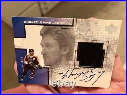 2000-01 Upper Deck Pros & Prospects All-Star Game Jersey Autograph #SWG Gretzky