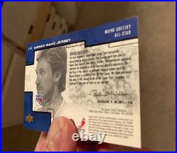 2000-01 Upper Deck Pros & Prospects All-Star Game Jersey Autograph #SWG Gretzky