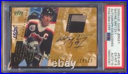 2000 Ud Game Jersey Wayne Gretzky Game Used Auto Autograph 25/25 Psa 6