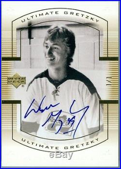 2000 Ud The Master Collection Canadian Lot Of 2 Wayne Gretzky Auto Cg-1 & 12 1/1