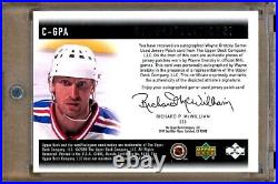 2000 Upper Deck Wayne Gretzky Master Collection #CGPA GRETZKY Patch Auto 06/09