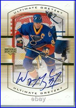 2002-03 Ud Premier Collection Gold Wayne Gretzky Sp Auto 32/50 Bgs 9 Mint