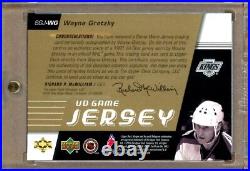 2002-03 Upper Deck Game Jersey Autographs #WG WAYNE GRETZKY Auto Jersey /50