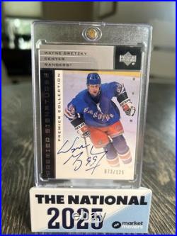 2002-03 Upper Deck Premier Collection Signatures Wayne Gretzky Silver /125