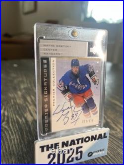 2002-03 Upper Deck Premier Collection Signatures Wayne Gretzky Silver /125