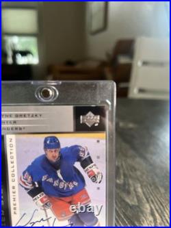 2002-03 Upper Deck Premier Collection Signatures Wayne Gretzky Silver /125