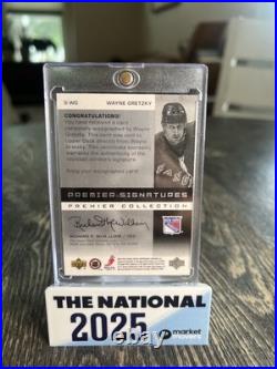 2002-03 Upper Deck Premier Collection Signatures Wayne Gretzky Silver /125