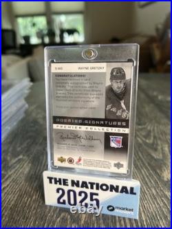 2002-03 Upper Deck Premier Collection Signatures Wayne Gretzky Silver /125