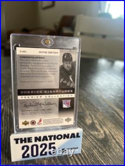 2002-03 Upper Deck Premier Collection Signatures Wayne Gretzky Silver /125
