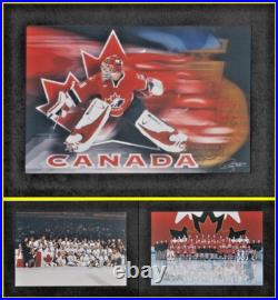 2002 Team Canada Olympic Gold 18/58 Metallic Prints Folio Gretzky Signed Letter 2002 Team Canada Olympic Gold 18/58 Metallic Prints Folio Gretzky Signed Letter