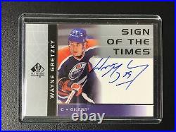 2002 Wayne Gretzky autographed Sign Of The Times