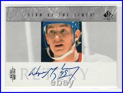 2003-04 Sp Authentic Sign Of The Times Autograph Auto Wayne Gretzky Oilers Hof