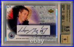 2003-04 Trilogy Scripts Wayne Gretzky Auto AUTOGRAPH BGS 9.5